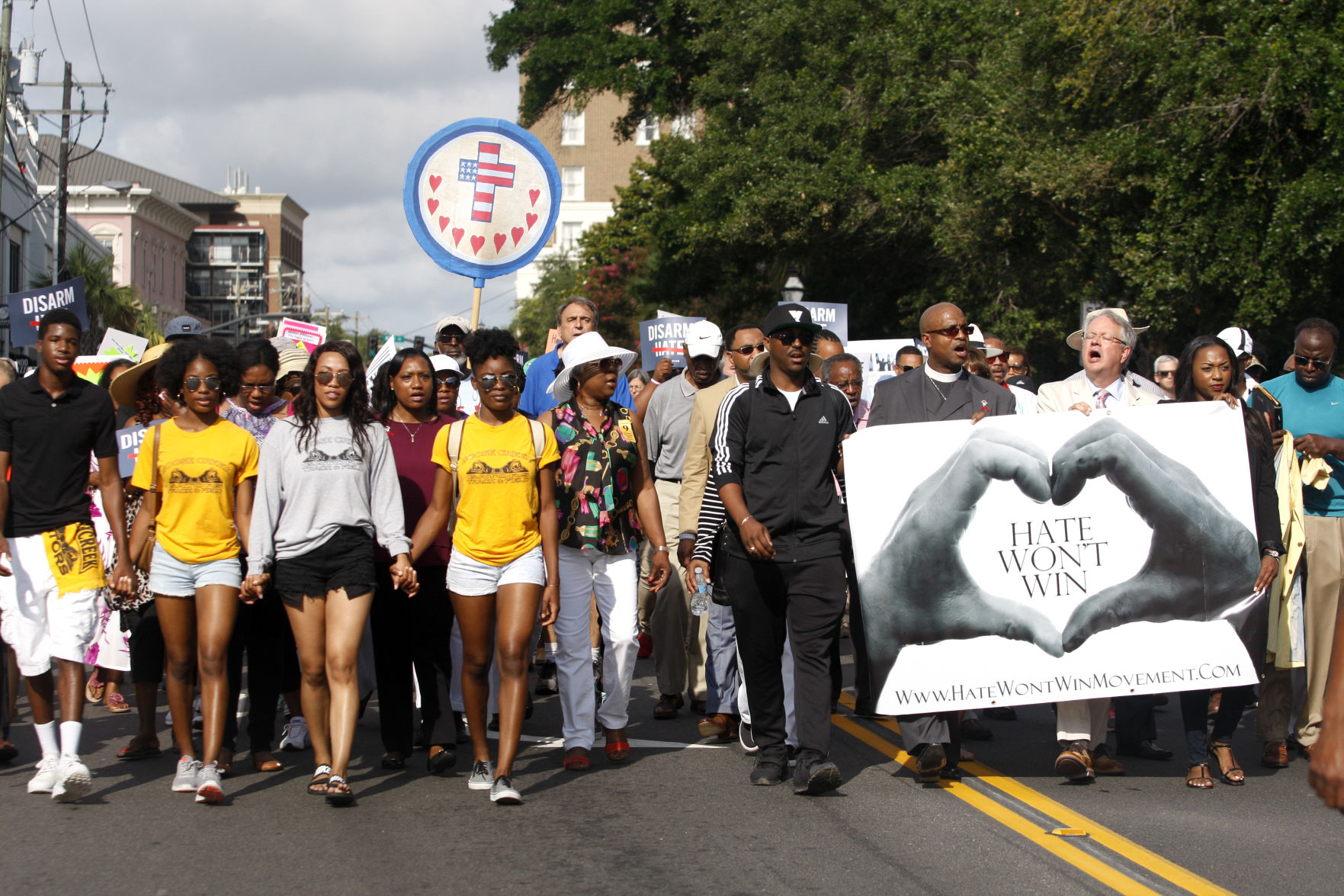 Marchers in Hate Won't Win Unity Walk